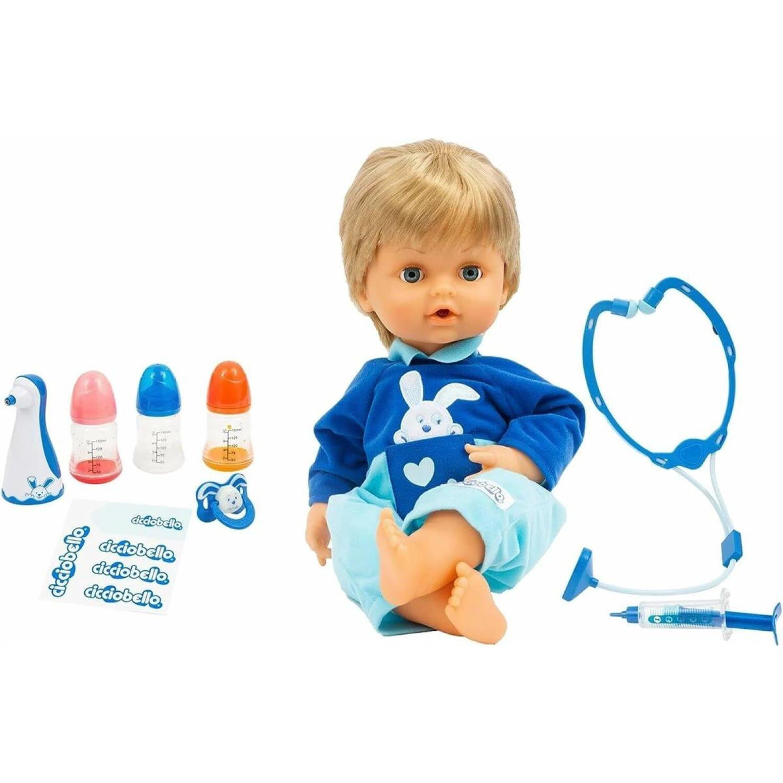 GPH-CCB69000Giochi Cicciobello Çok Hastayım Doktor Setli Hasta Bebek