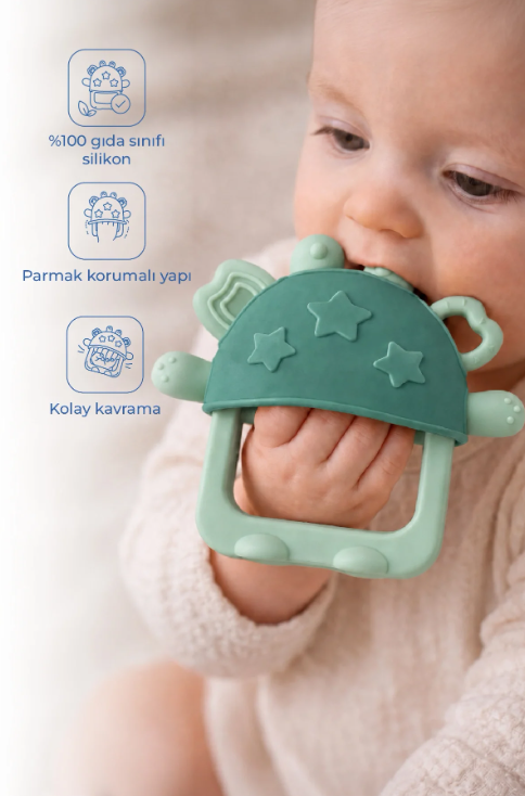 BBJ-943Babyjem 943 Parmak Korumalı Düşmeyen Diş Kaşıyıcı