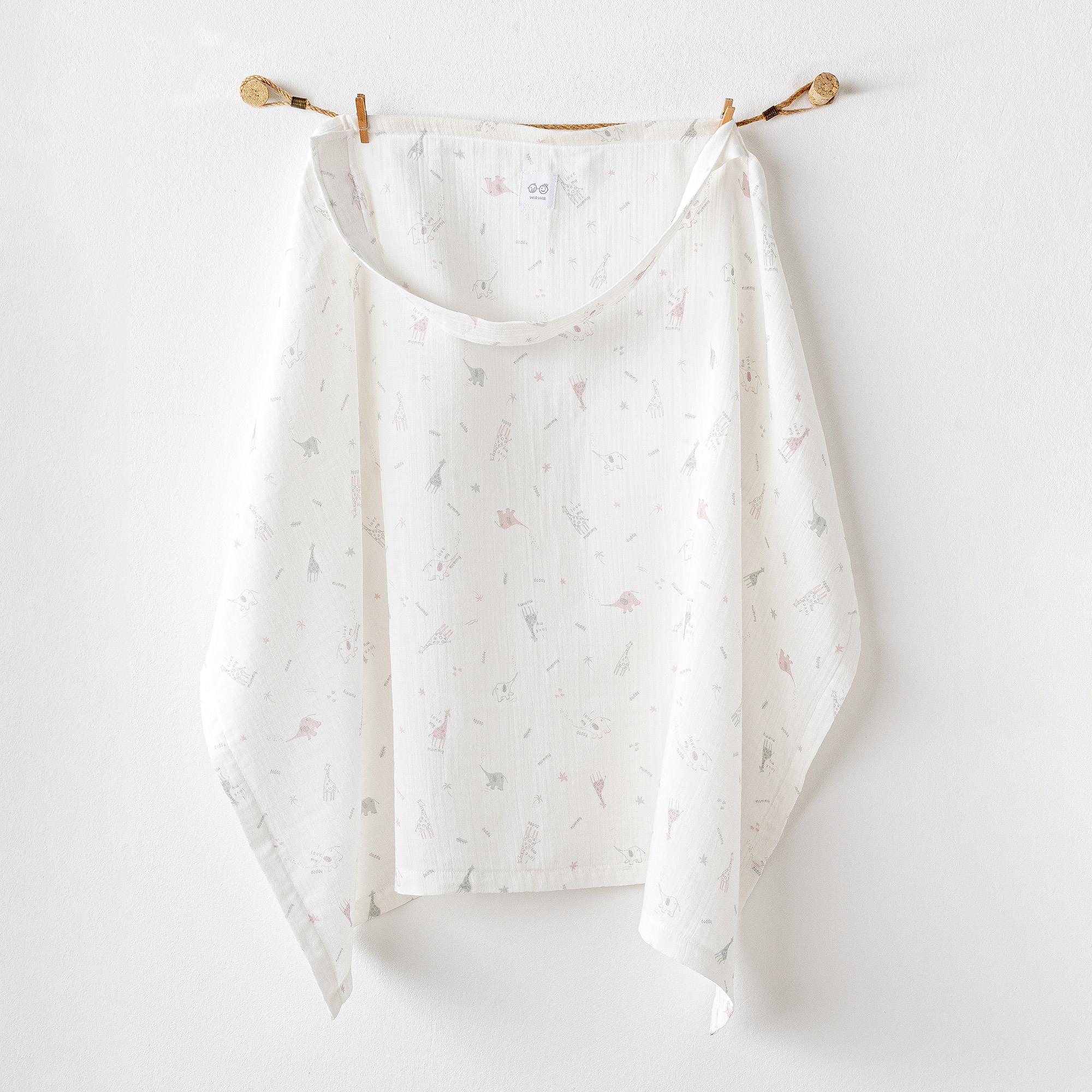 ANW-AC25874Bebek Emzirme Örtüsü Nursing Cover Muslin Home AC25874