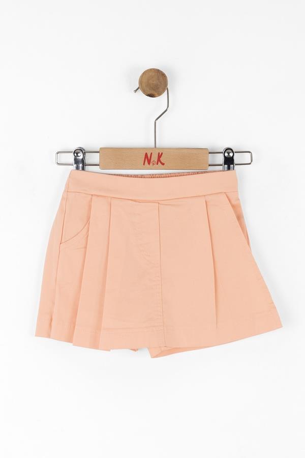 NKY-58609Kız Bebek Apricot Etek