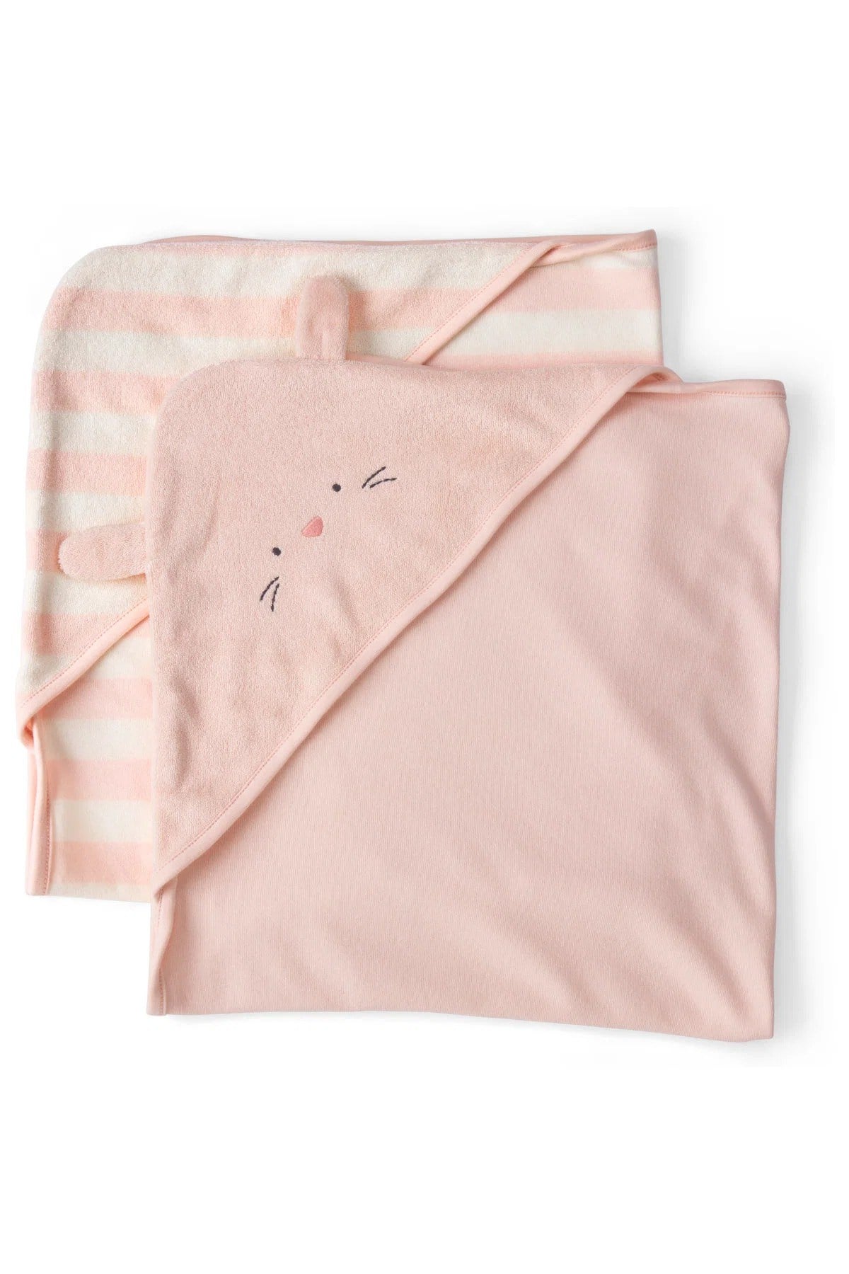 CTR-1V419010Layette Kız Bebek Banyo Havlu Seti CTR-1V419010