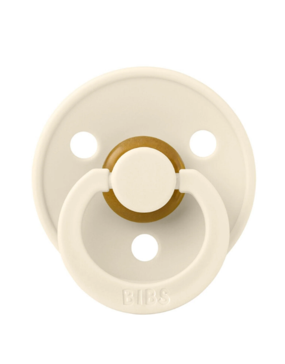 BBS-121216Bibs Colour Simetrik Emzik-Ivory-0-6 Ay