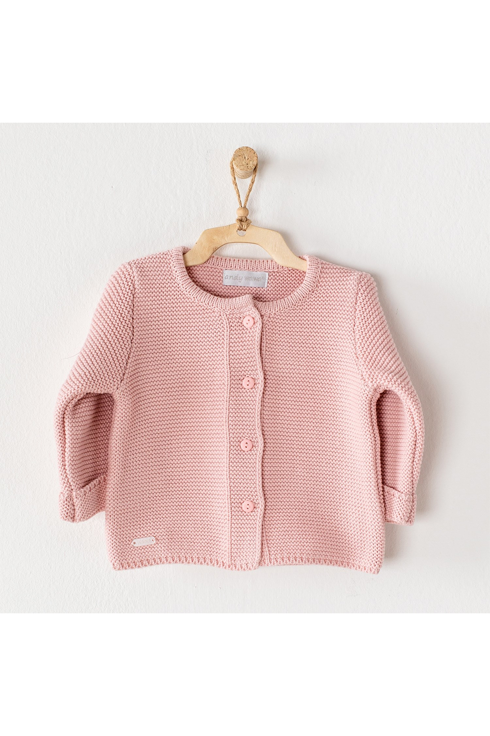 ANW-AC24333Andywawa Knitwear Basic Bebek Ceketi