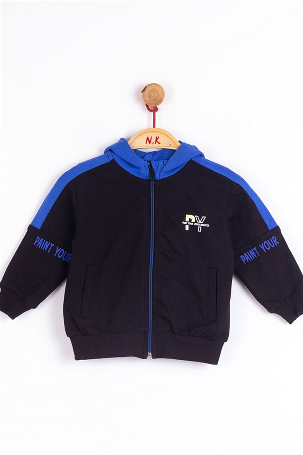 NK-43608Nk Kids NM43608 Erkek Bebek Garnili Ferm. Hırka