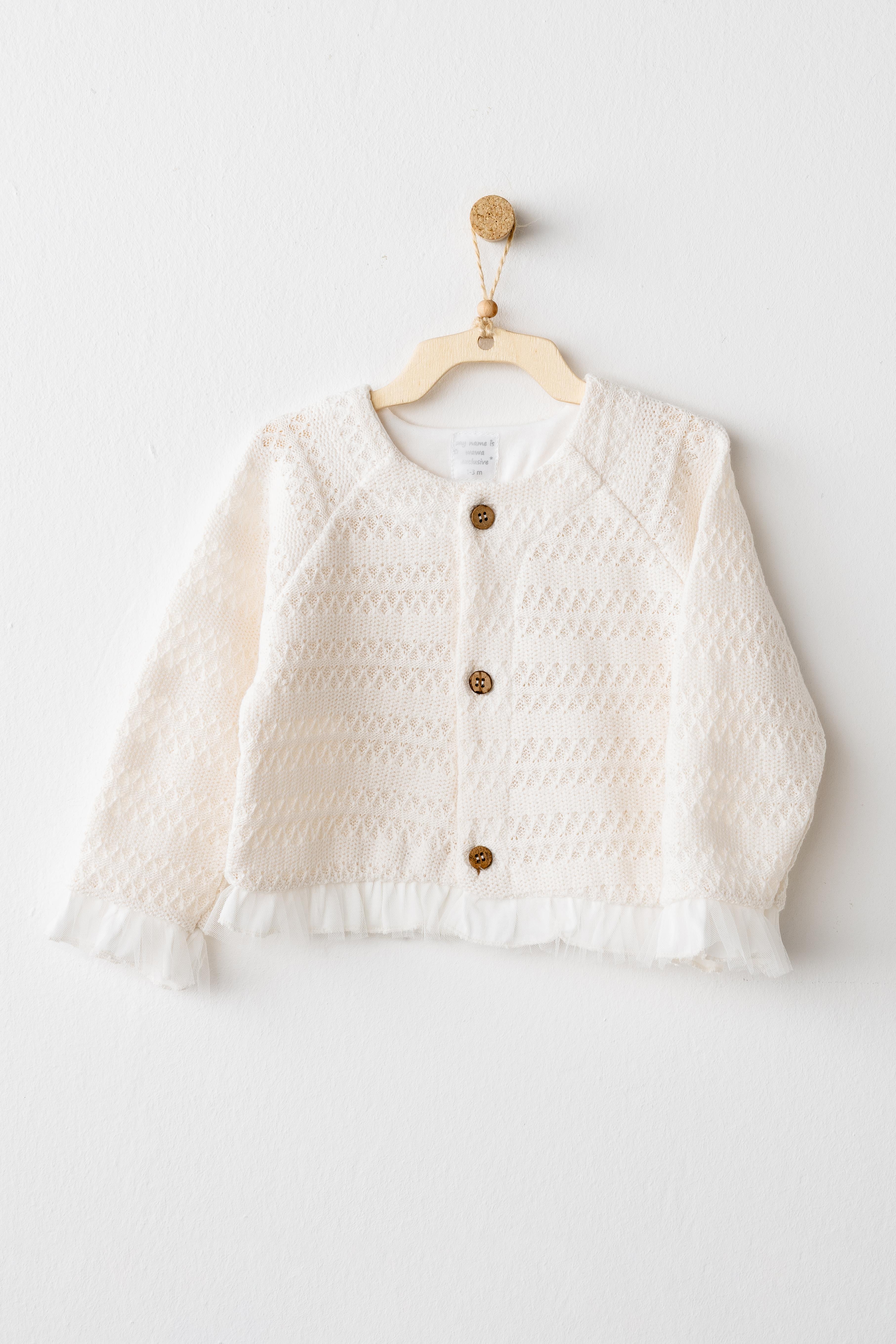 ANW-AC26137Kız Bebek Ceket Jacket Wawa Exclusive AC26137