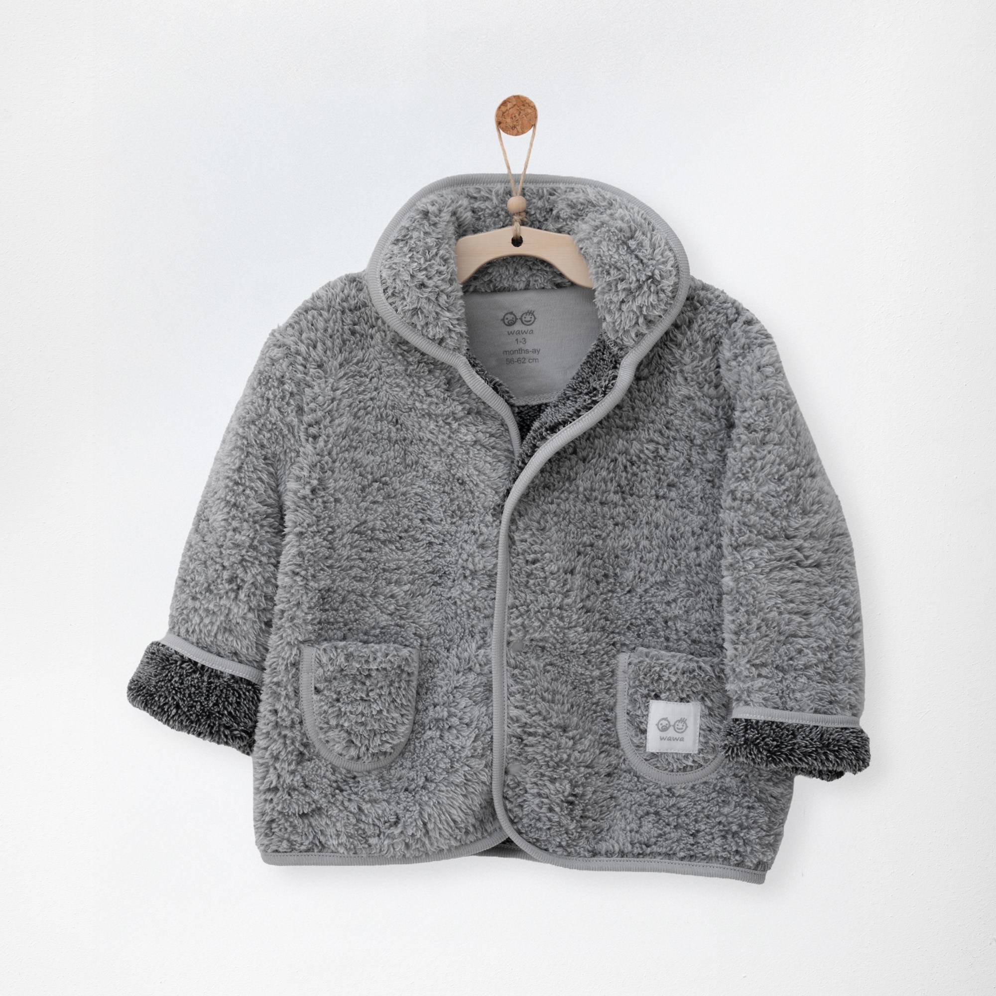 ANW-AC27060Erkek Bebek Mont Coat Welsoft Hedgegog ANW-AC27060