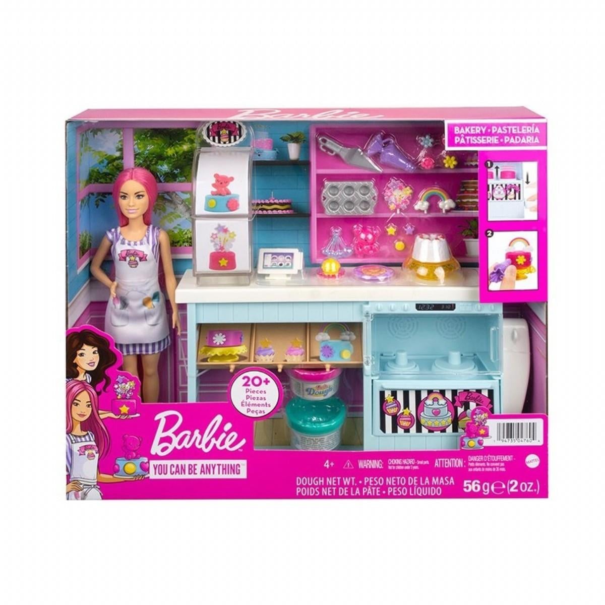 MATE-HGB73Barbie'nin Pasta Dükkanı Oyun Seti HGB73
