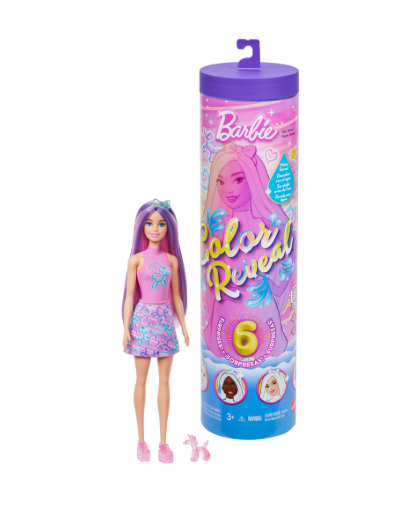 MATE-JFV58Barbie Color Reveal Balondan Hayvan Figürleri Serisi Sürpriz Paket JFV58