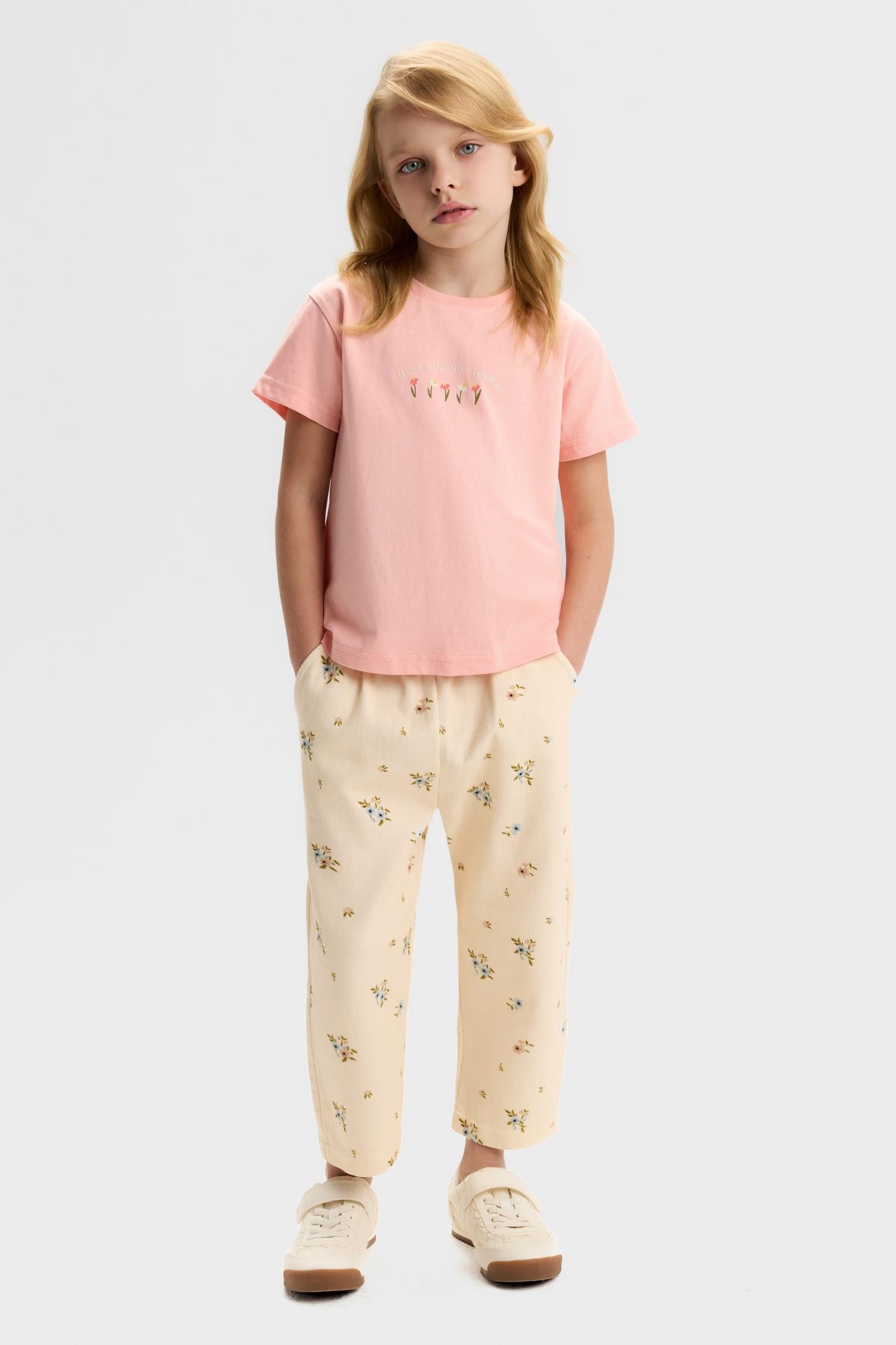 NK-51513Kız Çocuk Full Bloom Pantolon NK-51513