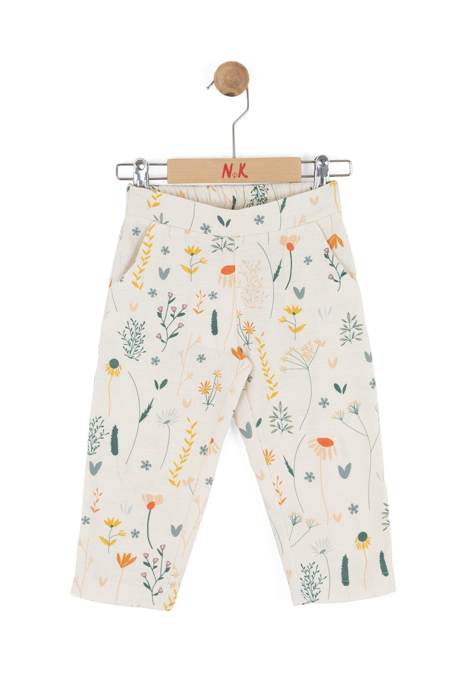 NK-51608Kız Çocuk Sunflower Pantolon NK-51608