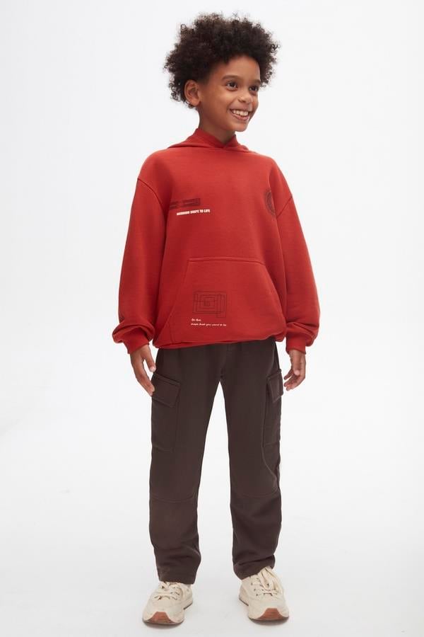 NK-67302Erkek Çocuk Labirent Pantolon
