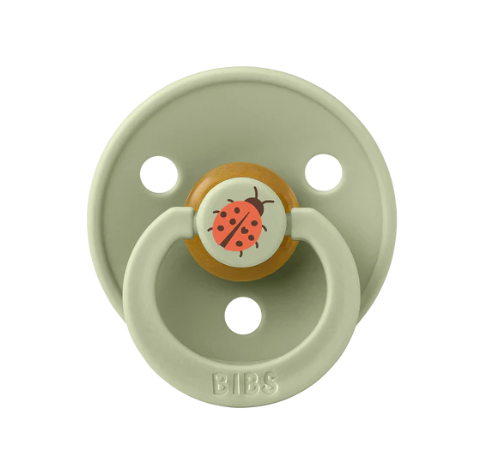 BBS-30025250Bibs Studio Colour Ladybug Emzik-Sage 18 Ay+
