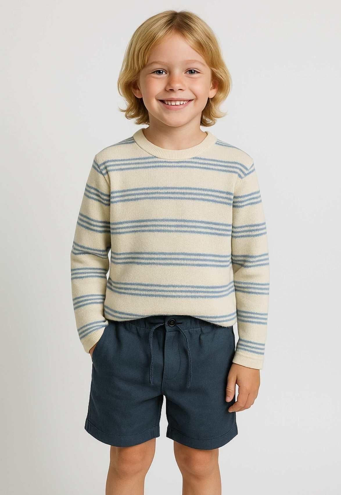NC-126310Erkek Çocuk Çizgili Uzun Kollu Sweat NC-126310