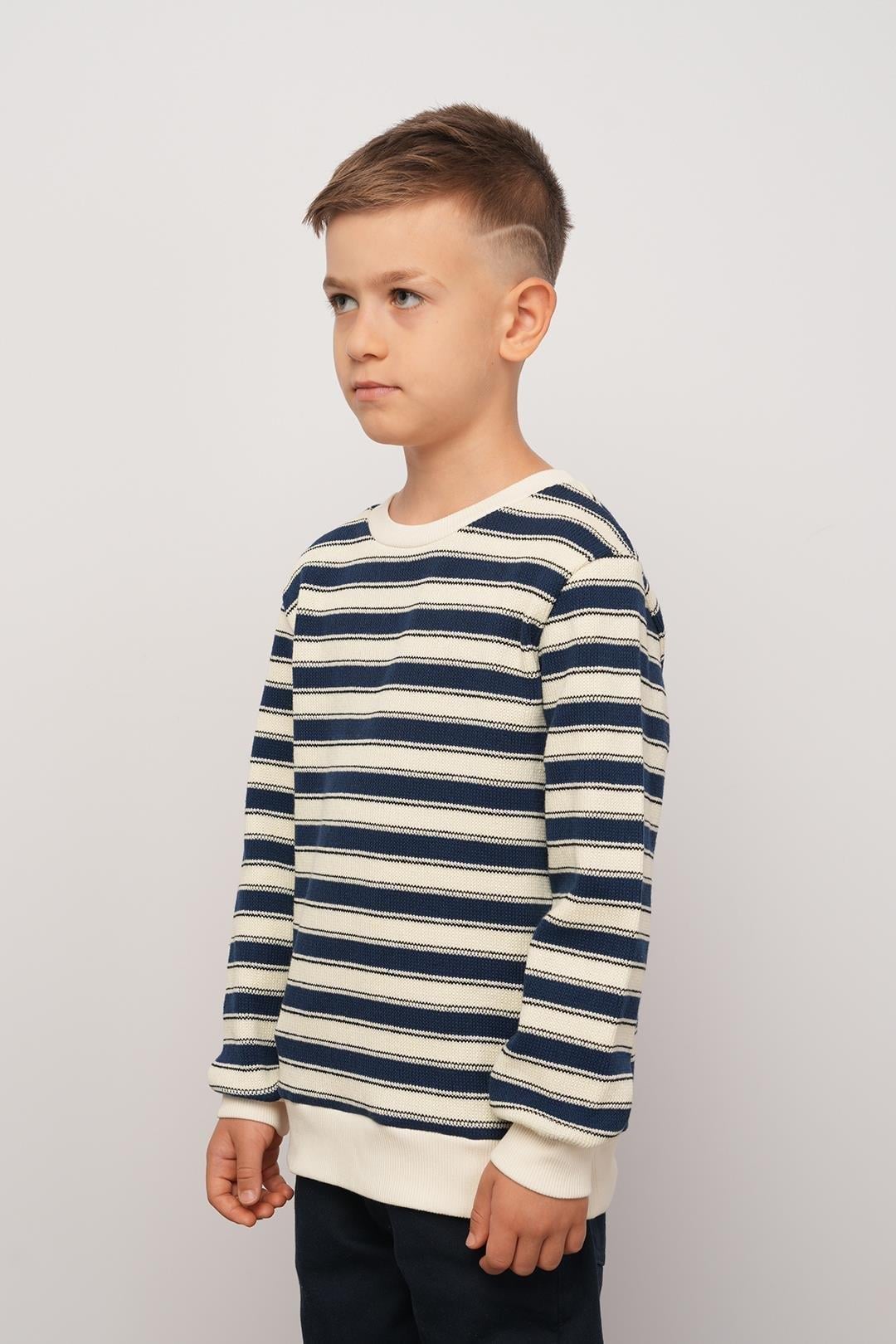NC-325322Erkek Çocuk Çizgili Sweat NC-325322