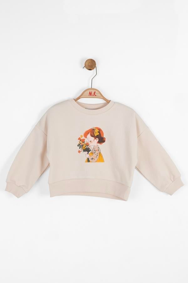 NK-37602Kız Çocuk Bahar Sweat