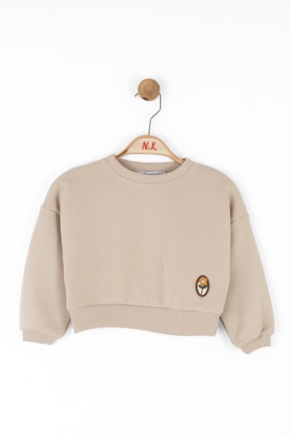 NK-37603Kız Çocuk Nilüfer Sweat