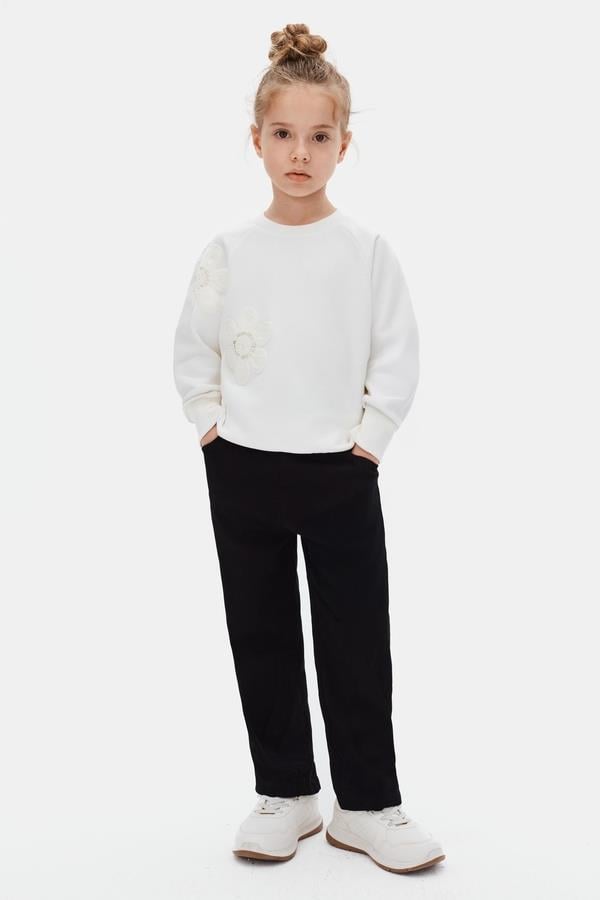 NK-39509Kız Çocuk Boncuk Sweat NK-39509