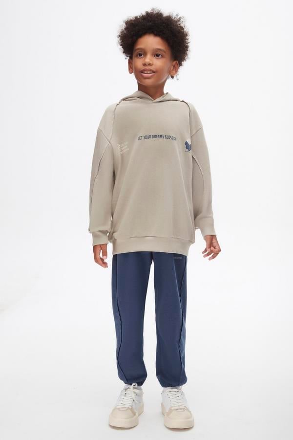 NK-47308Erkek Çocuk Yoncalı Sweat