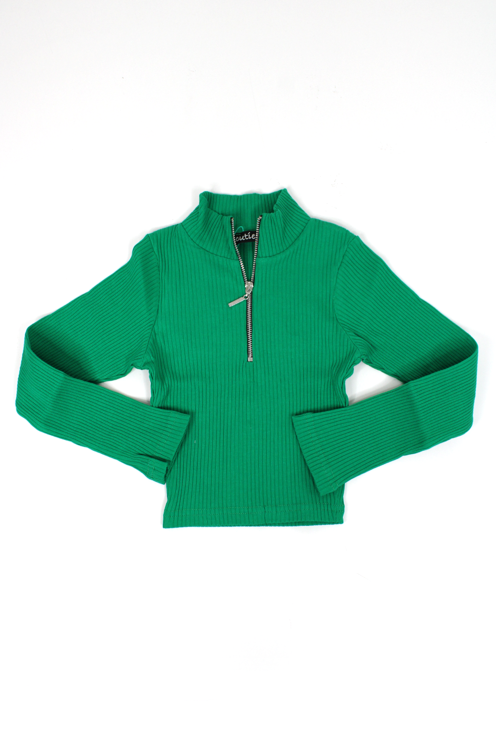WRG-3153Kız Çocuk Fermuarlı Sweat