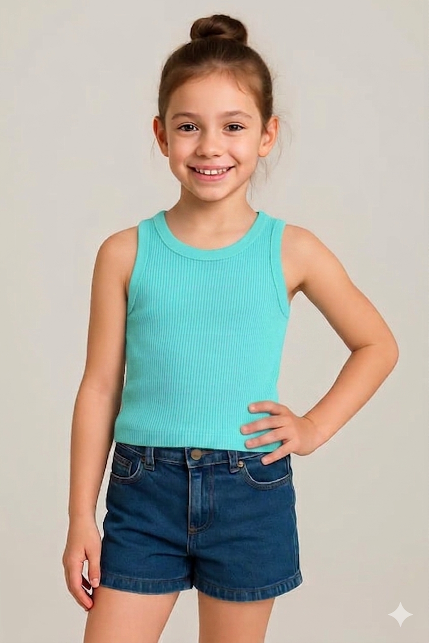 WRG-4180Kız Çocuk Kaşkorse Crop 4180