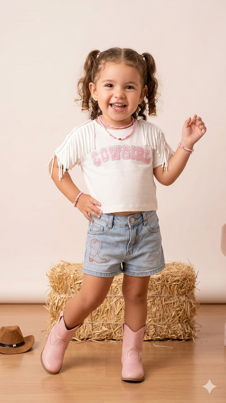 ESC-36208Kız Çocuk Kız Bebe T-Shirt ESC-36208