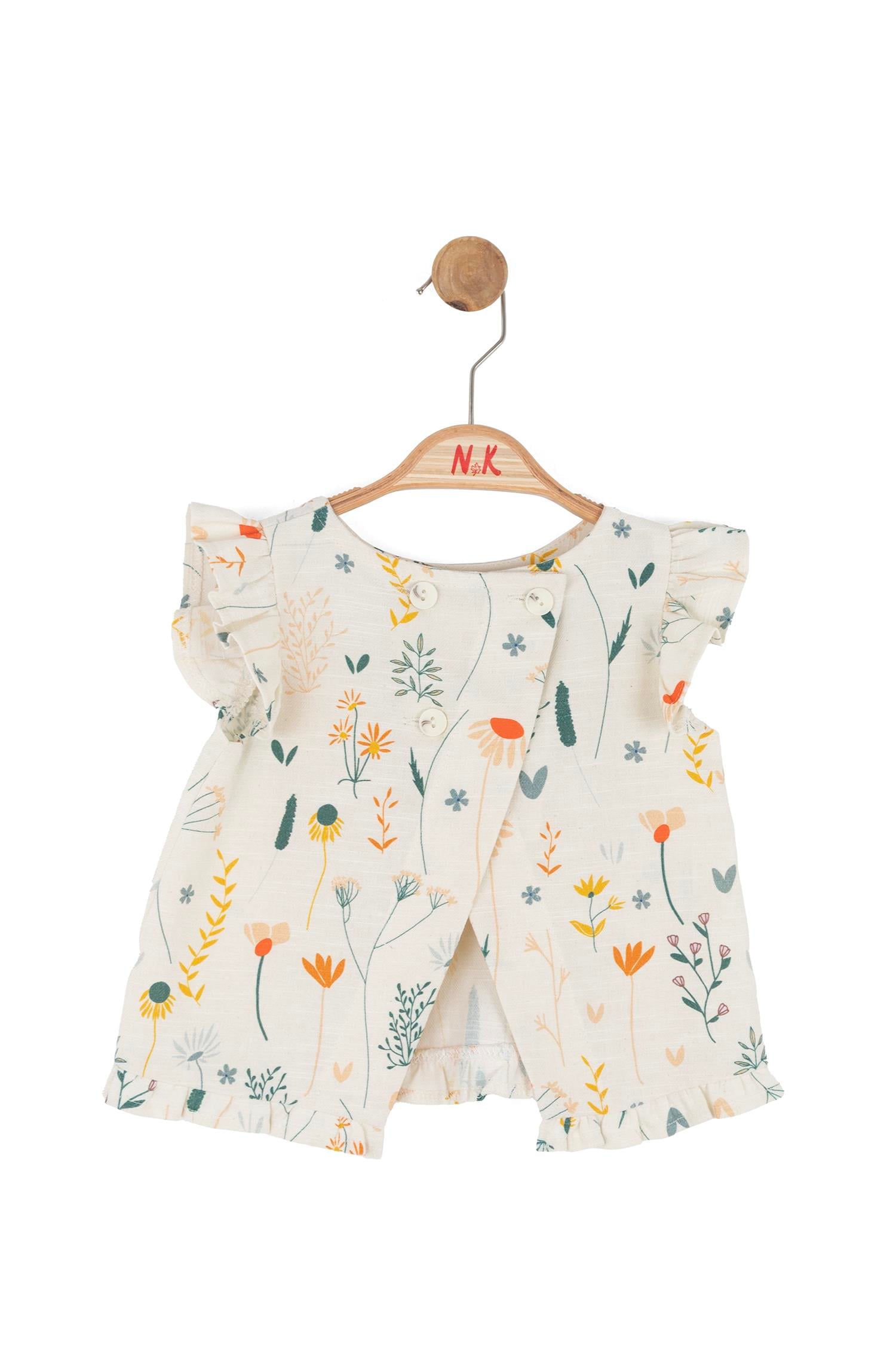 NK-31609Kız Çocuk Sunflower Bluz NK-31609