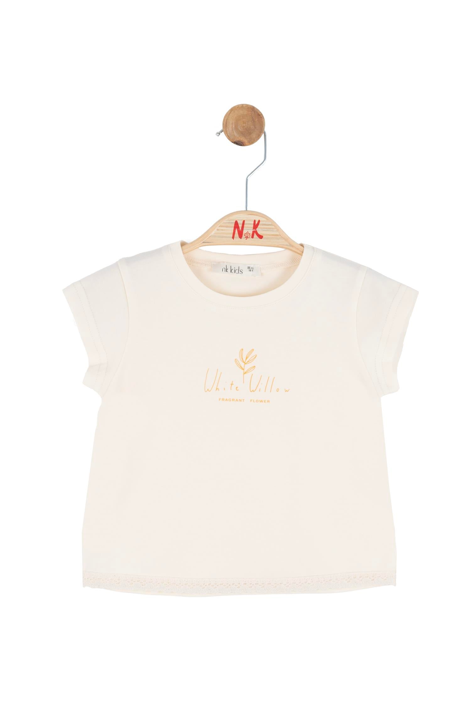 NK-31619-YKız Çocuk Fragrant Tişört NK-31619-Y