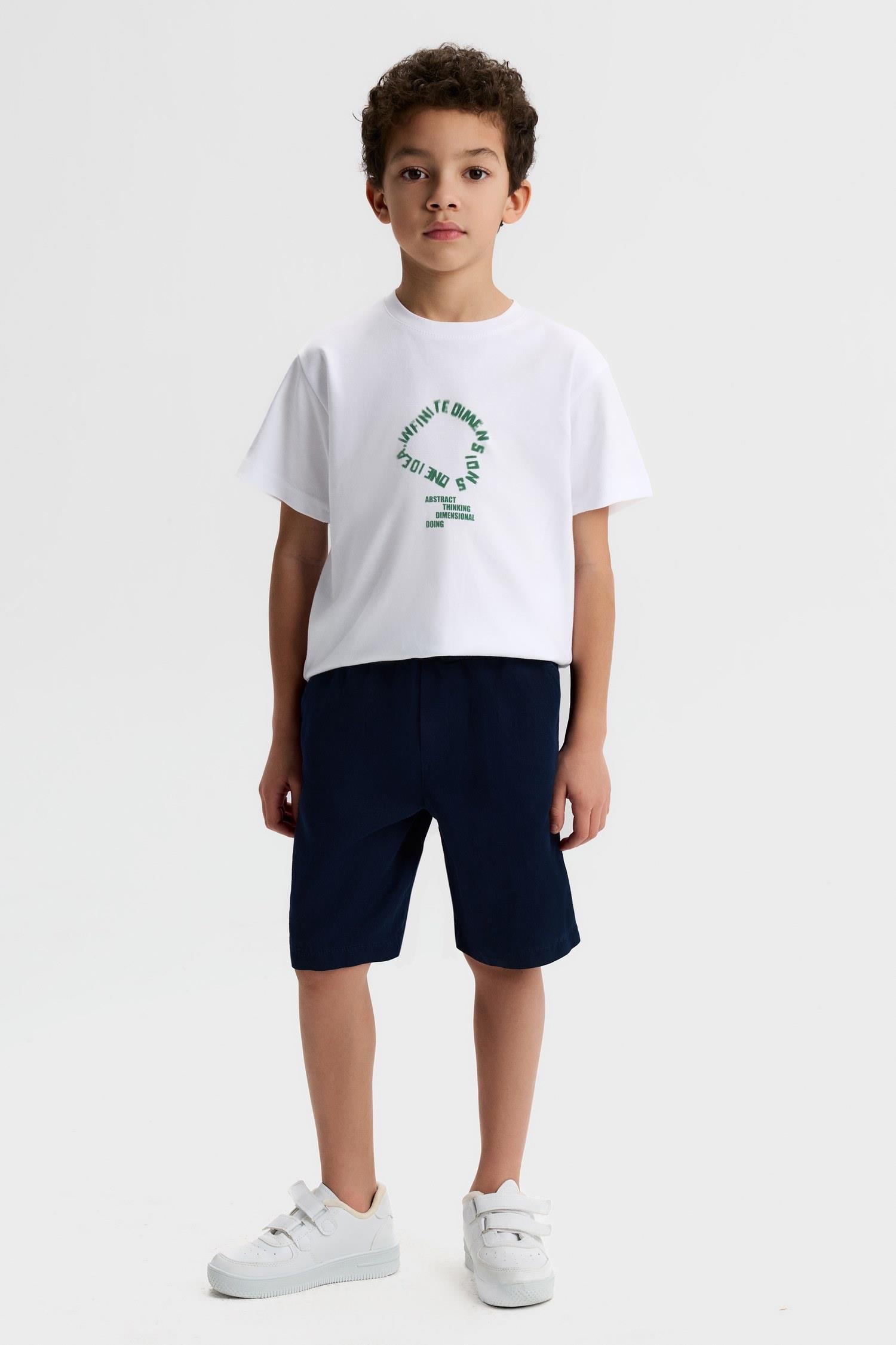 NK-41513Erkek Çocuk Matcha Tişört NK-41513