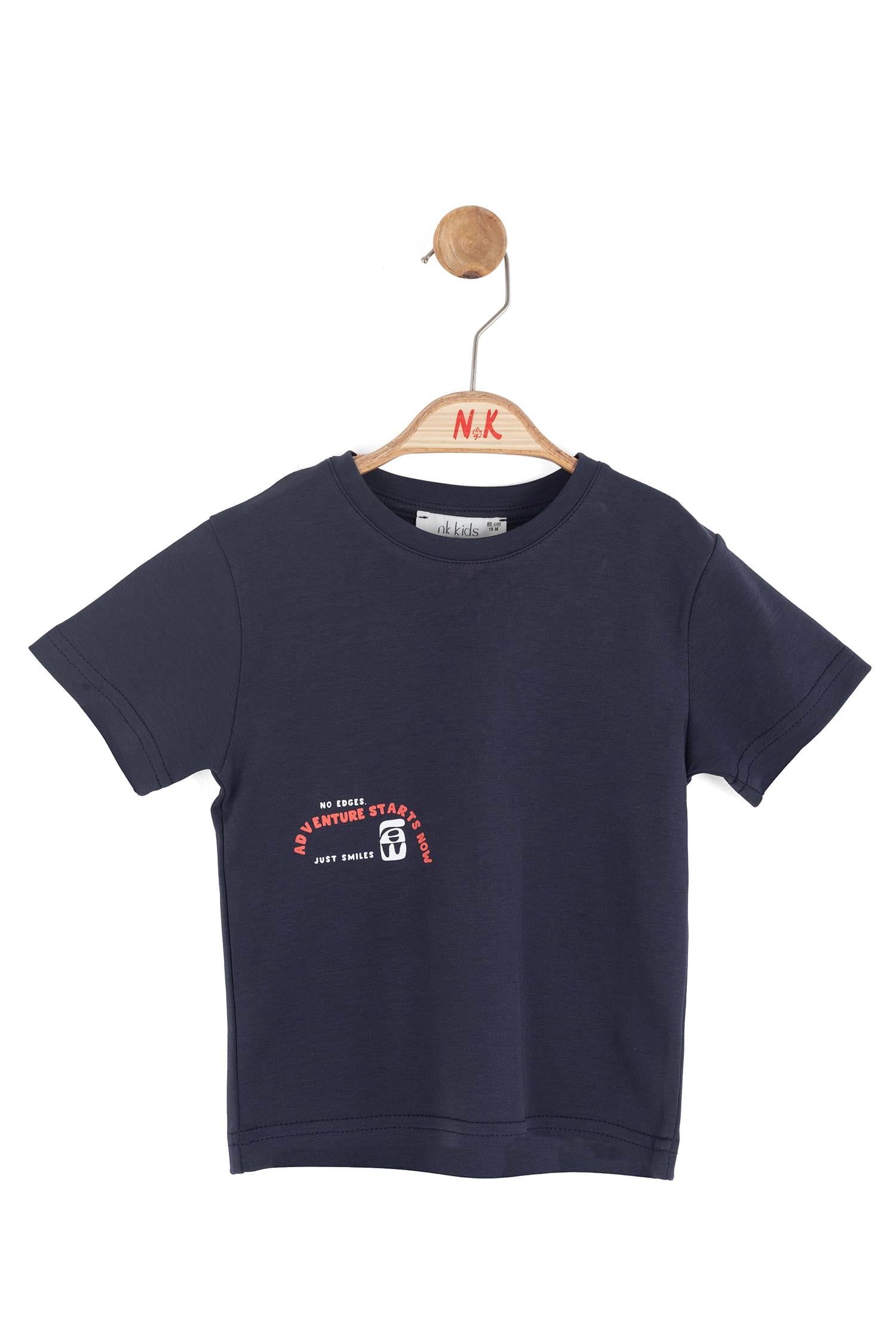 NK-41606Erkek Çocuk Smile Tişört NK-41606