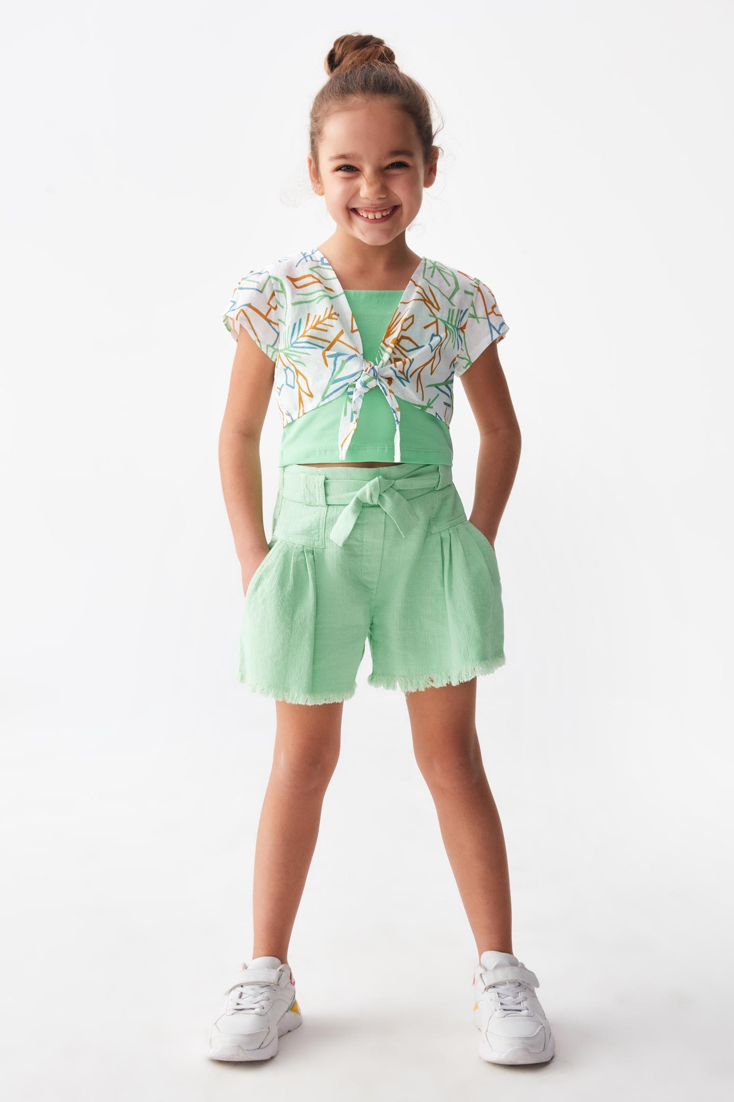 NKY-36521Kız Çocuk Swan Bolero 36521
