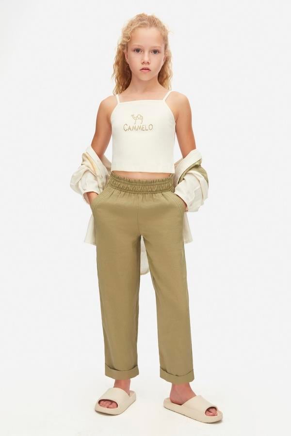 NKY-38306Kız Çocuk Camelo Crop