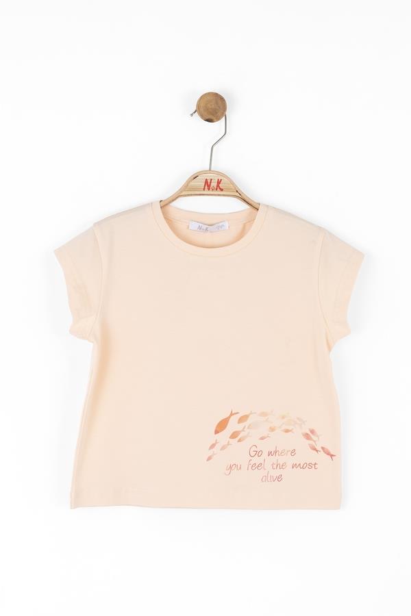 NKY-38525Kız Çocuk Alive Tshirt 38525