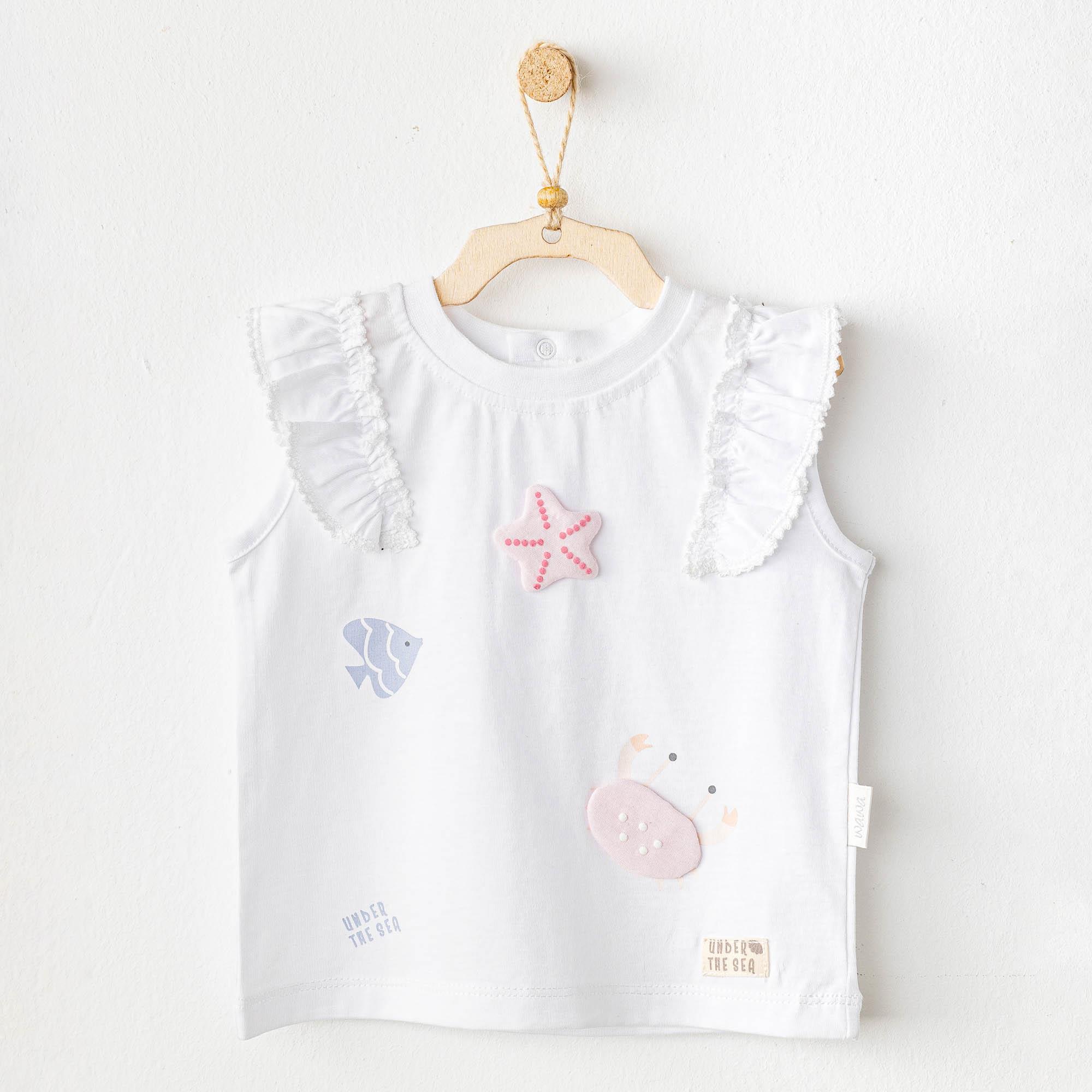 ANW-AC25969Kız Bebek Tshitr Casual AC25969