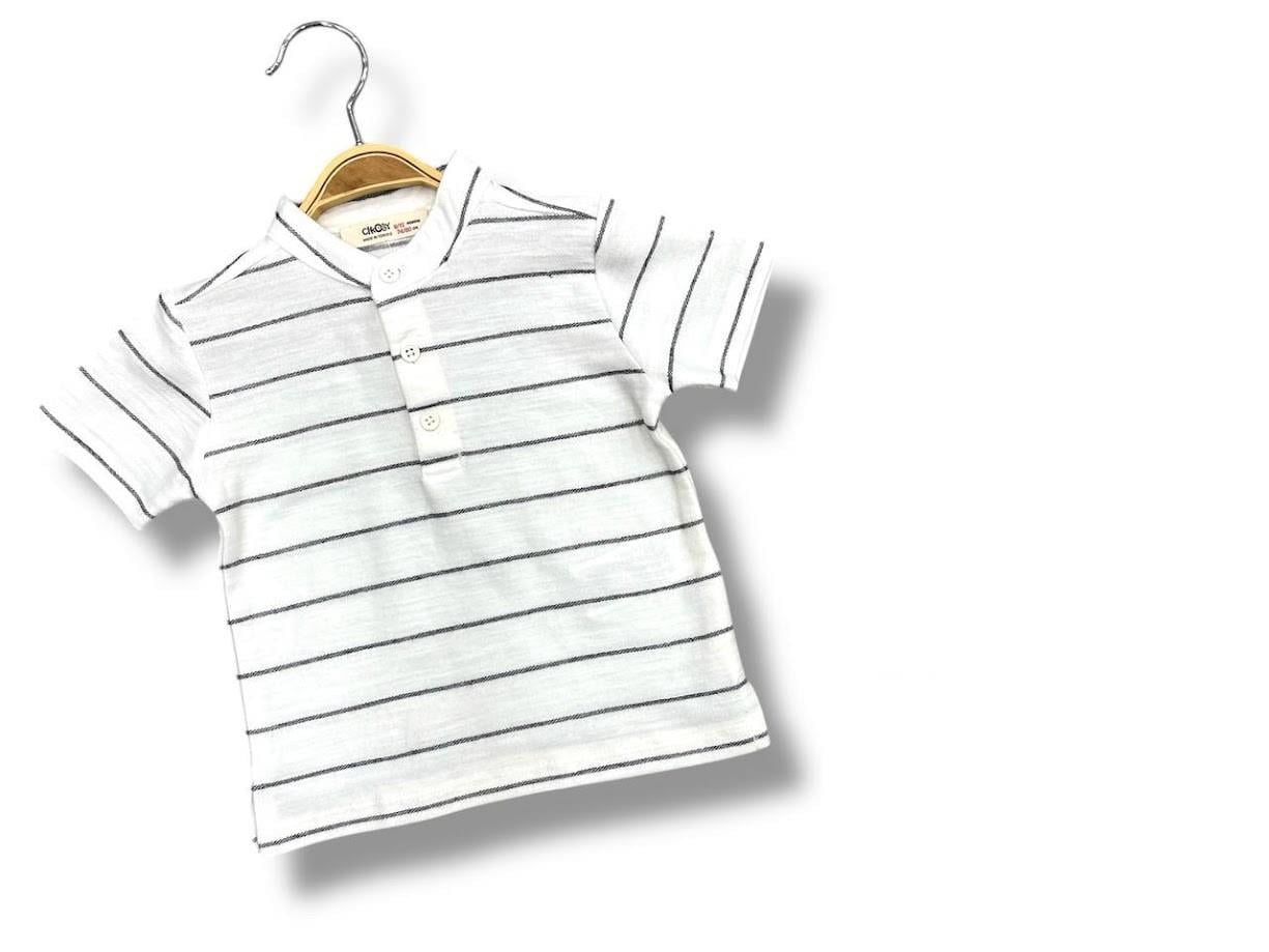 CKB-CE50100Çizgili Erkek Bebe T-Shirt CE50100