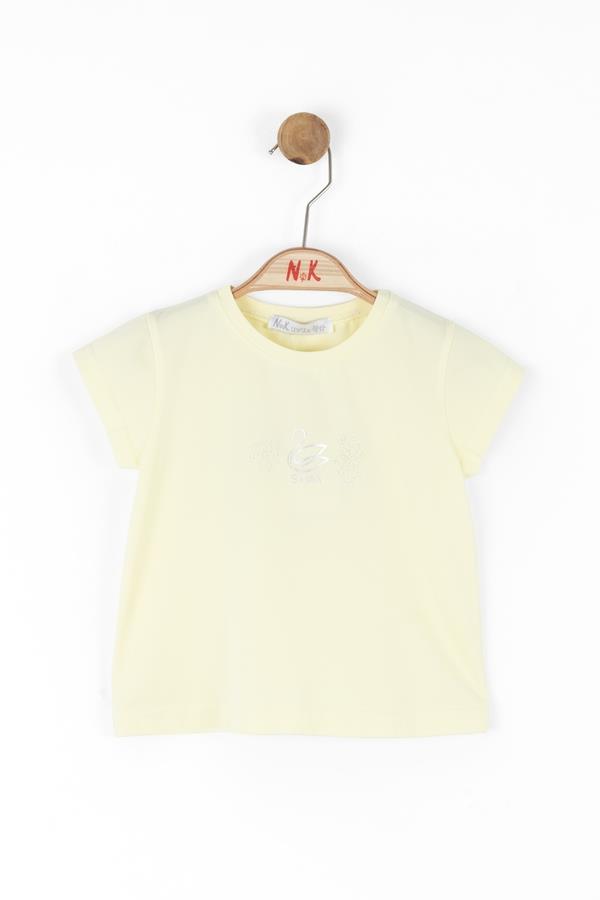 NBK-38623Kız Bebek Confettı Tshirt