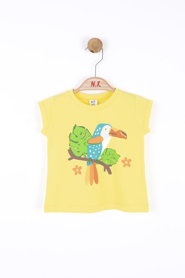 NKY-36602Kız Bebek Parrot Tshirt 36602