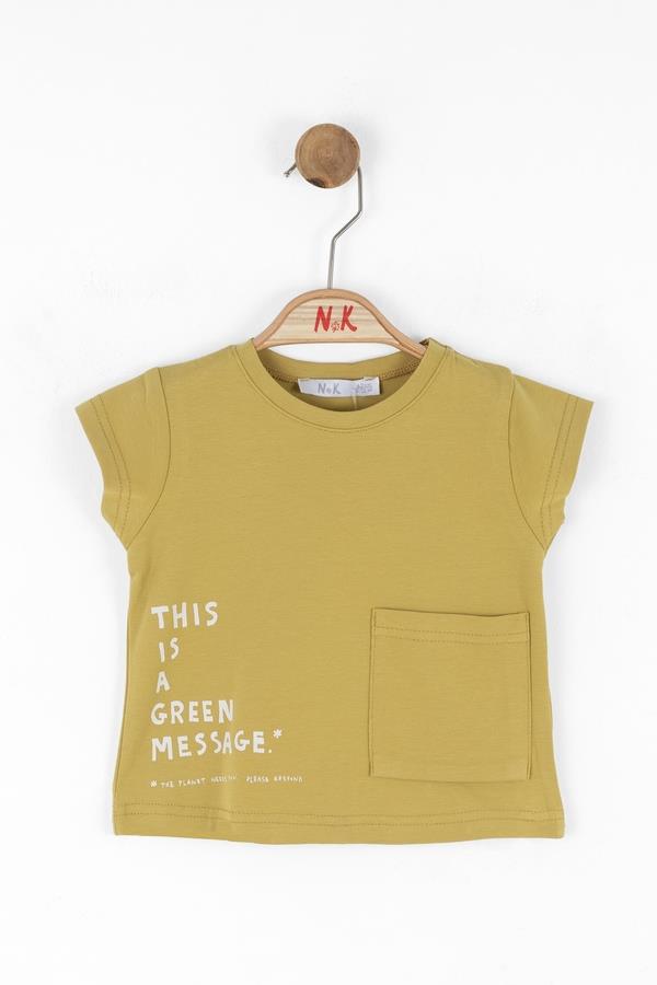 NKY-38608Kız Bebek Message Tshirt