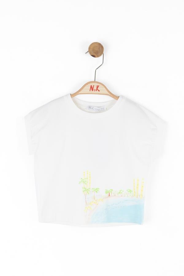 NKY-38628Kız Bebek Vıllage Tshirt