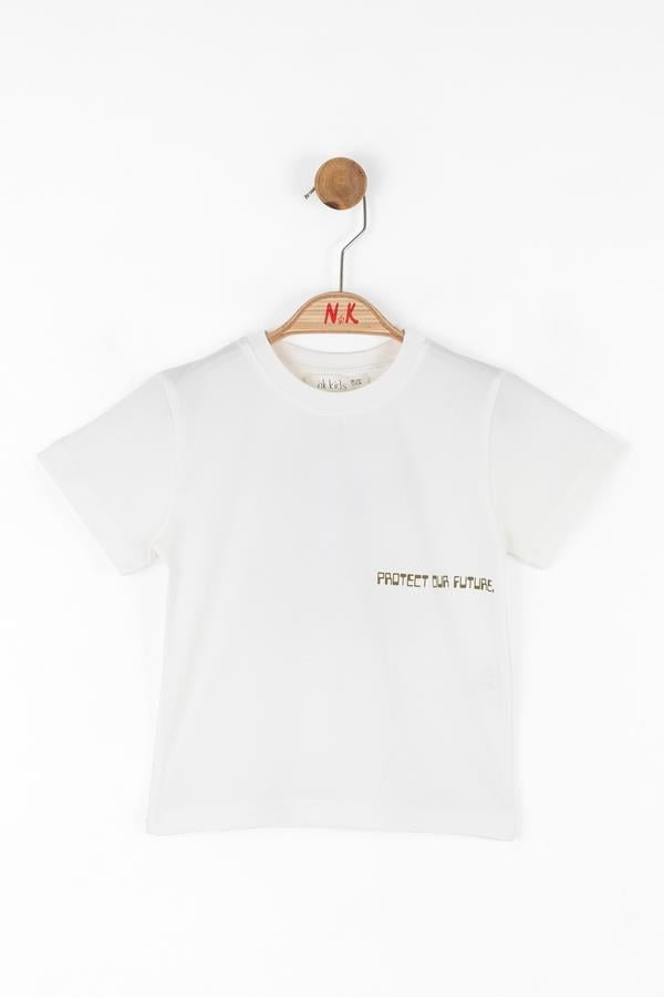 NKY-48602Erkek Bebek Kindness Tshirt 48602