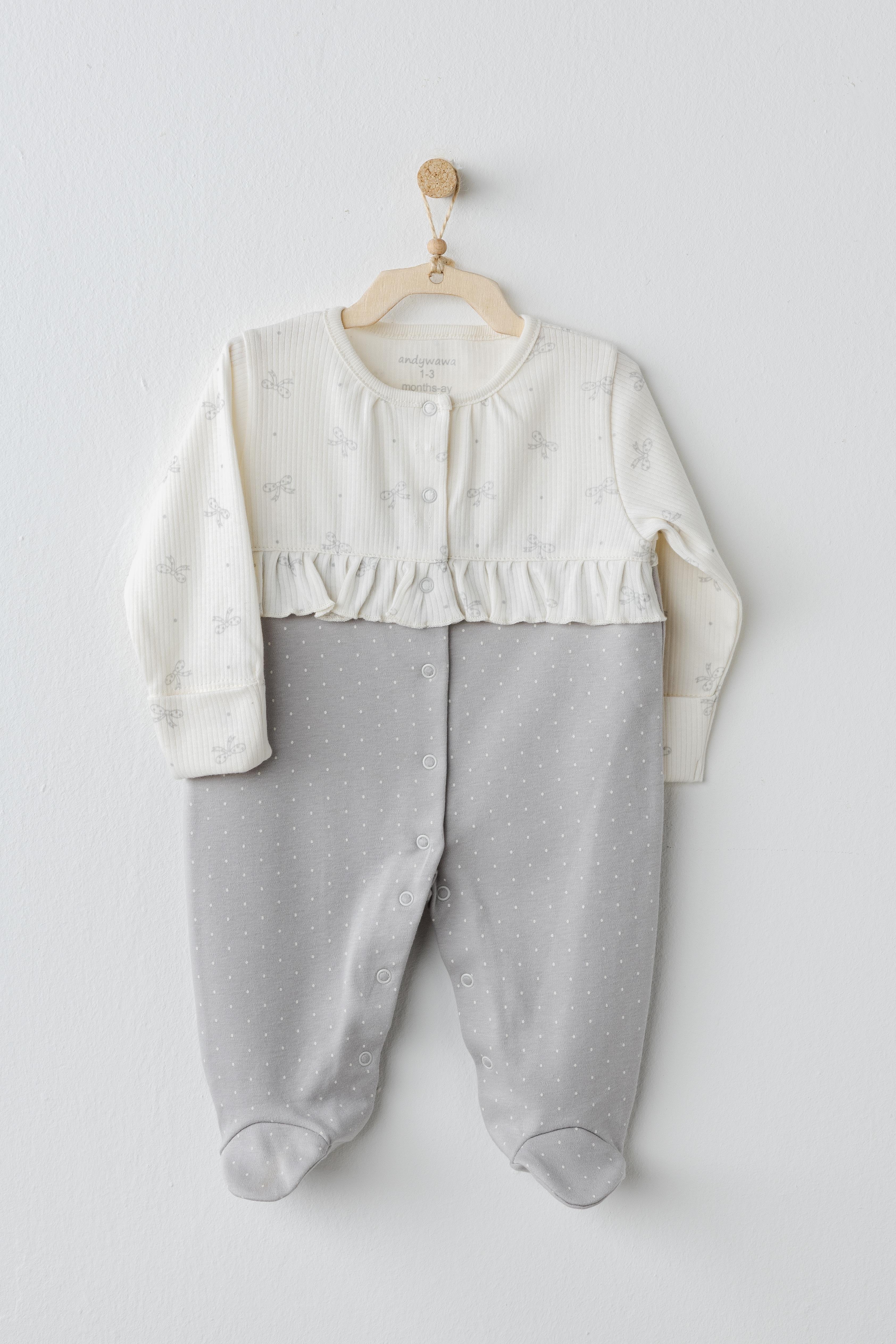 ANW-AC26255Kız Bebek Tulum Romper AC26255