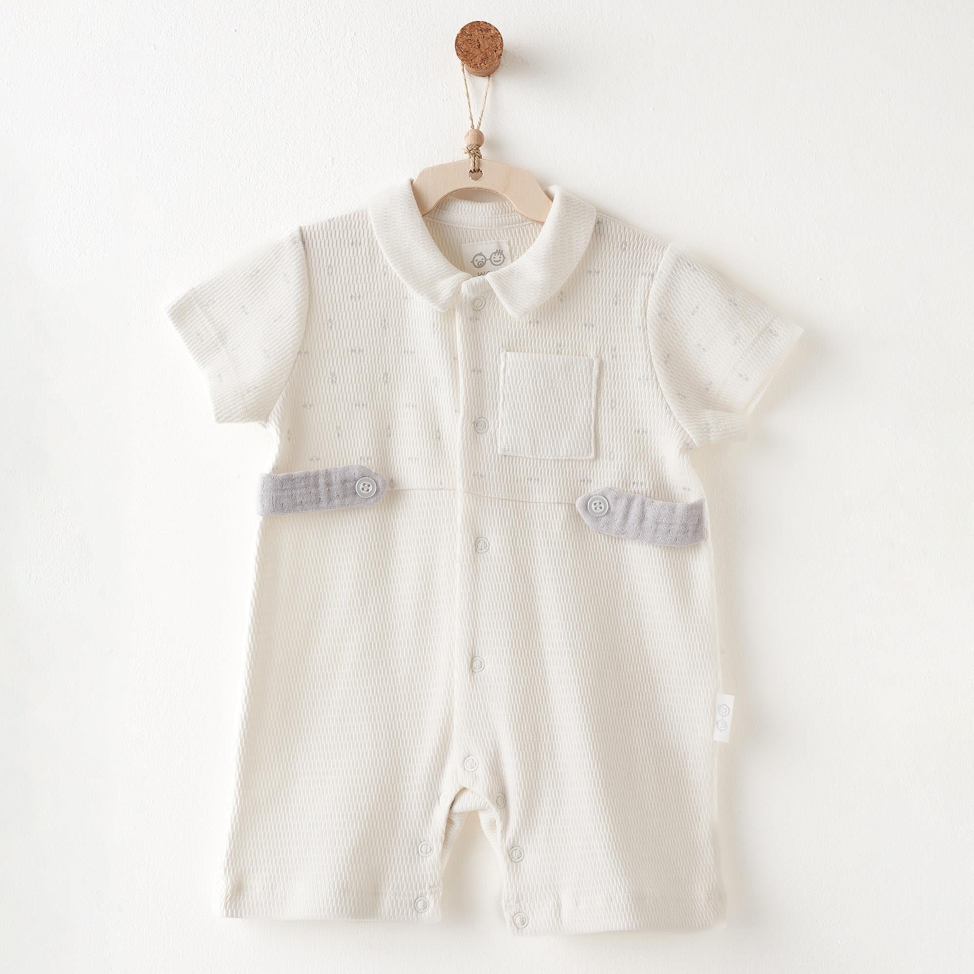 ANW-AC26705Erkek Bebek Tulum Romper Gentelman ANW-AC26705