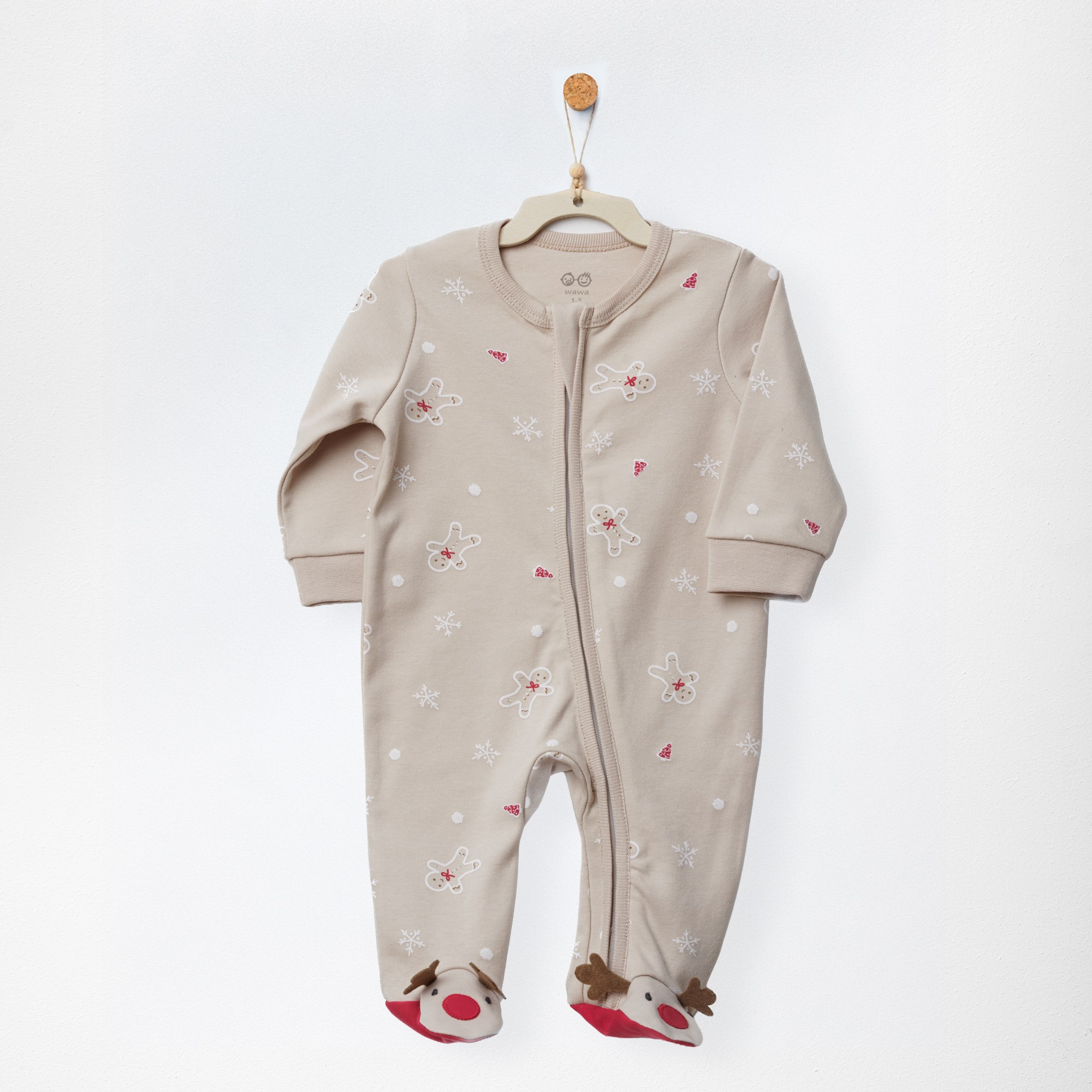ANW-AC27101Bebek Tulum Romper Happy New Year ANW-AC27101