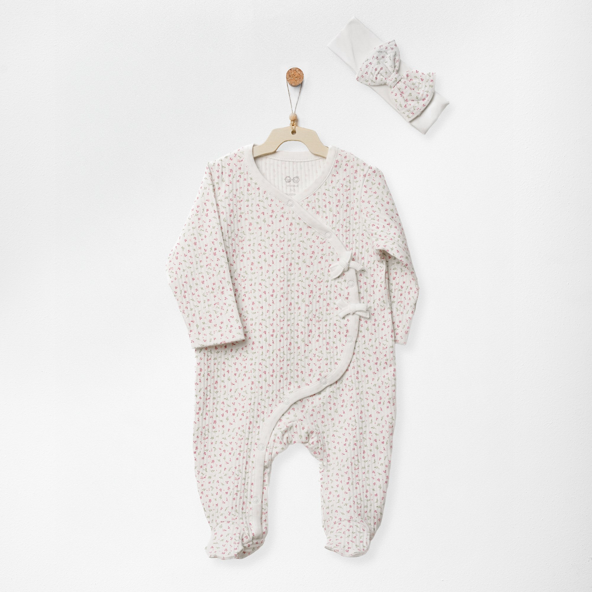 ANW-AC27215Kız Bebek Tulum Takım Romper ANW-AC27215