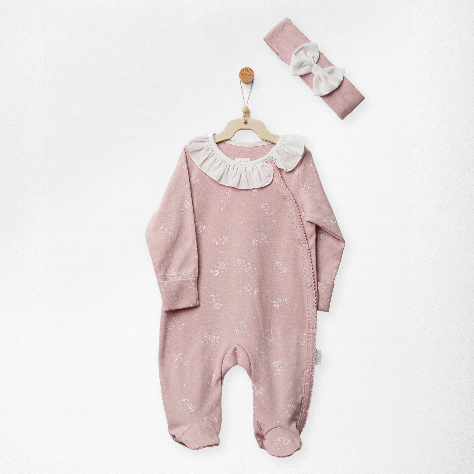 ANW-AC27256Kız Bebek Tulum Takım Romper ANW-AC27256