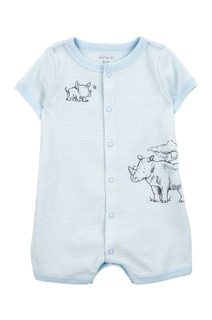 CTR-1S474010Erkek Bebek Kısa Tulum 1S474010