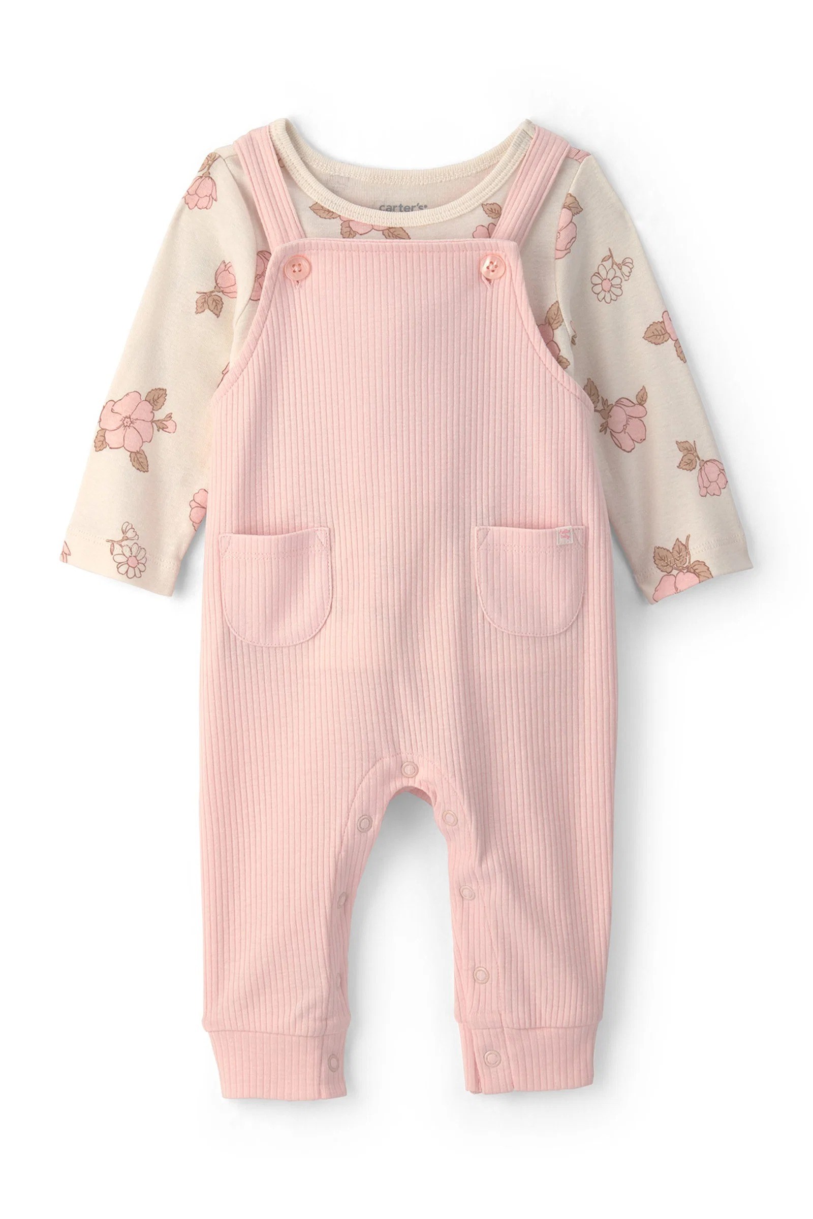 CTR-1V546410Layette Kız Bebek Salopet Set CTR-1V546410