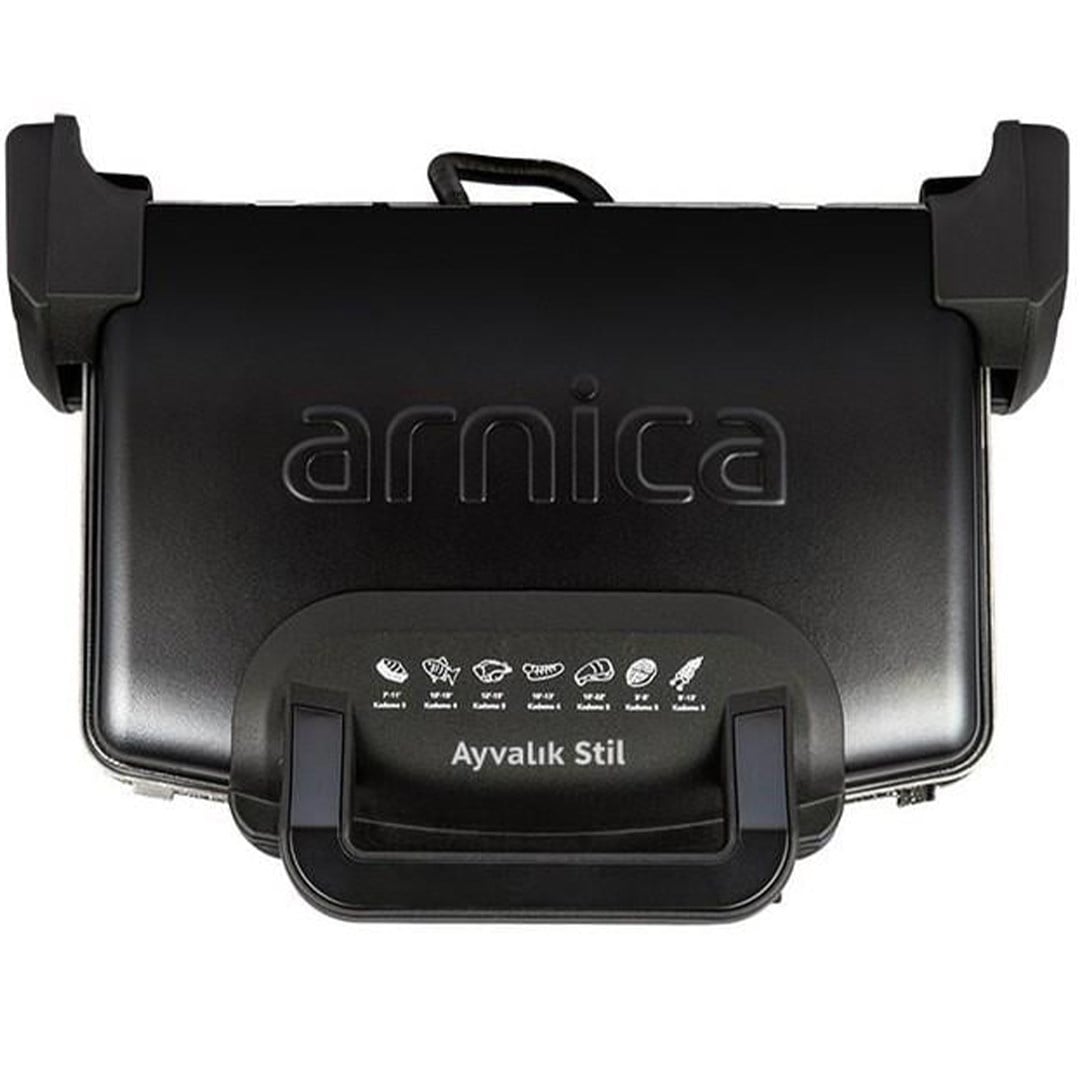 Arnica GH26262 Ayvalık Stil Tost Makinesi - Siyah