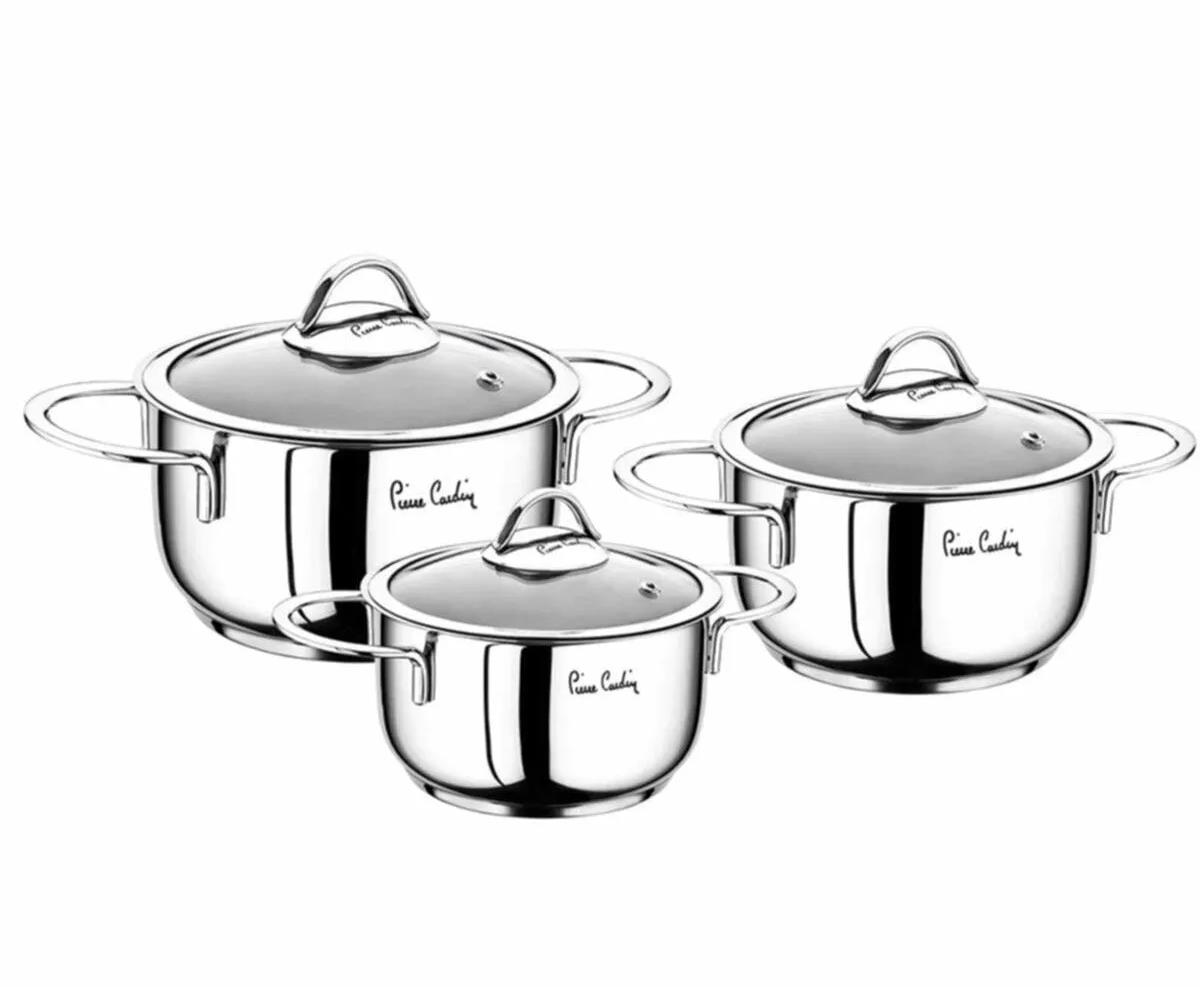 Pierre Cardin Planet 6 Parça Çelik Tencere Seti