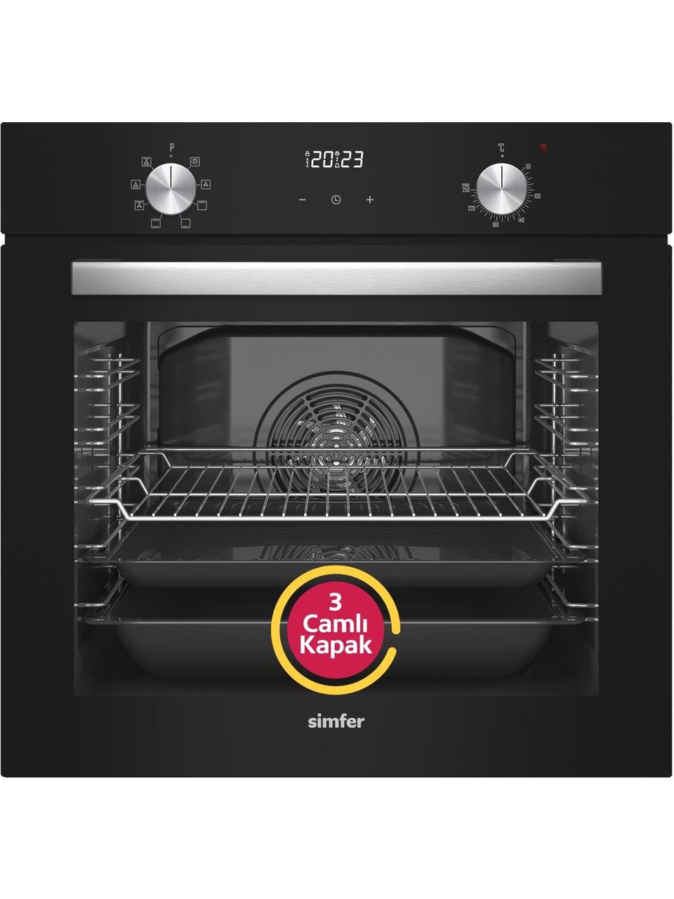 Simfer 8208 Ank. Qs 9 Fonk Siyah Cam Power Turbo Dij Saat