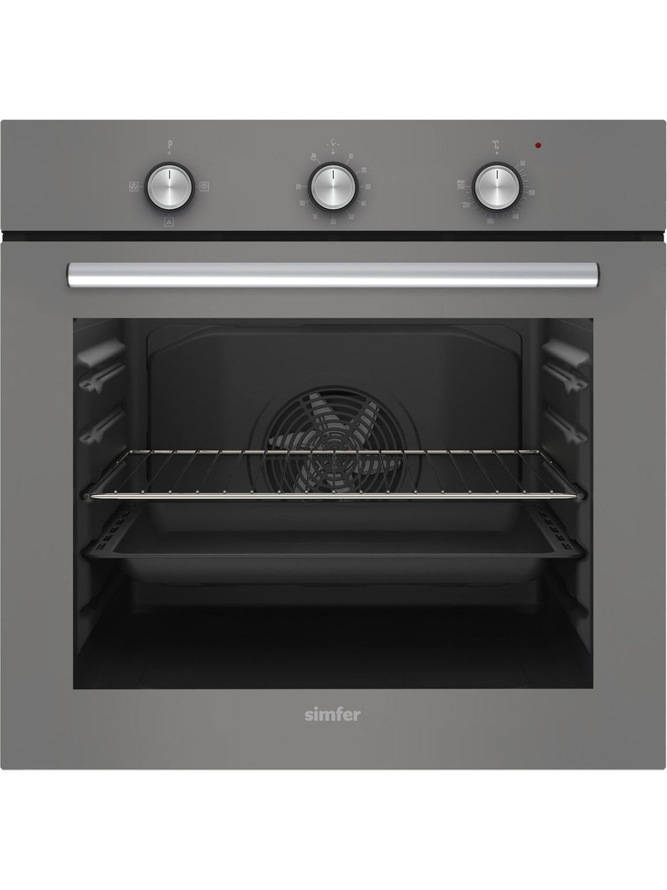 Simfer SB8224 Diamond 4 Programlı Silver Cam Power Turbo Ankastre Fırın